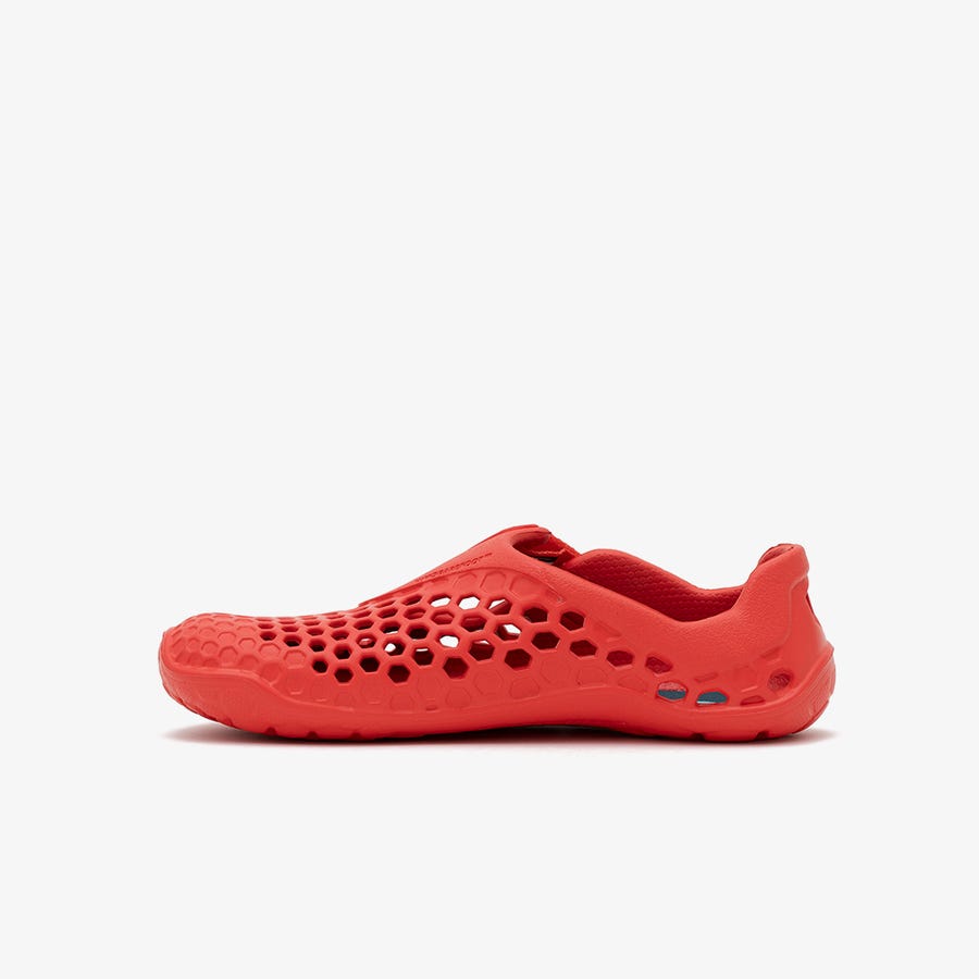 Red Kids' Vivobarefoot Ultra Bloom Hiking Shoes | Philippines 0215UZGT